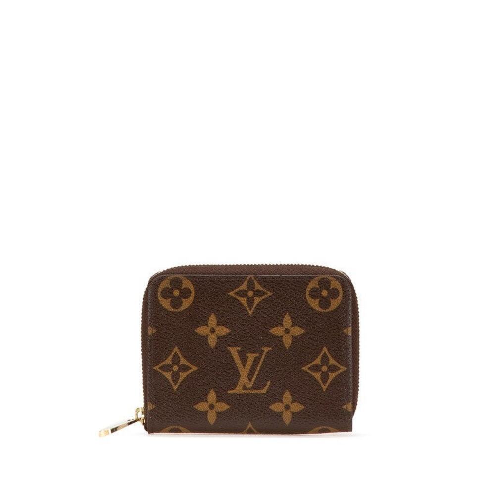 Louis Vuitton Monogram Zippy Coin Purse Brown
